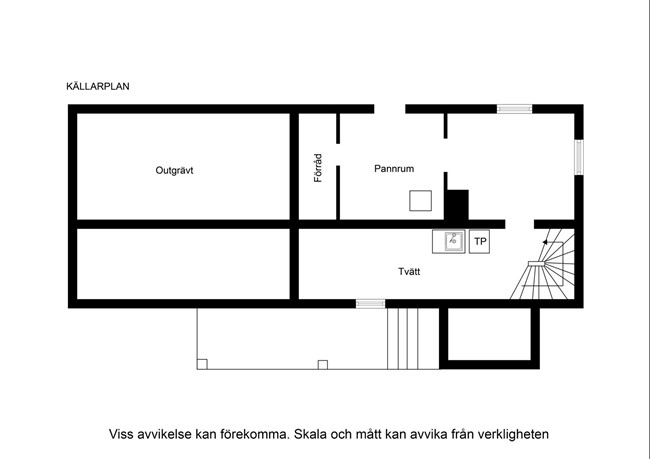 planritning källarplan