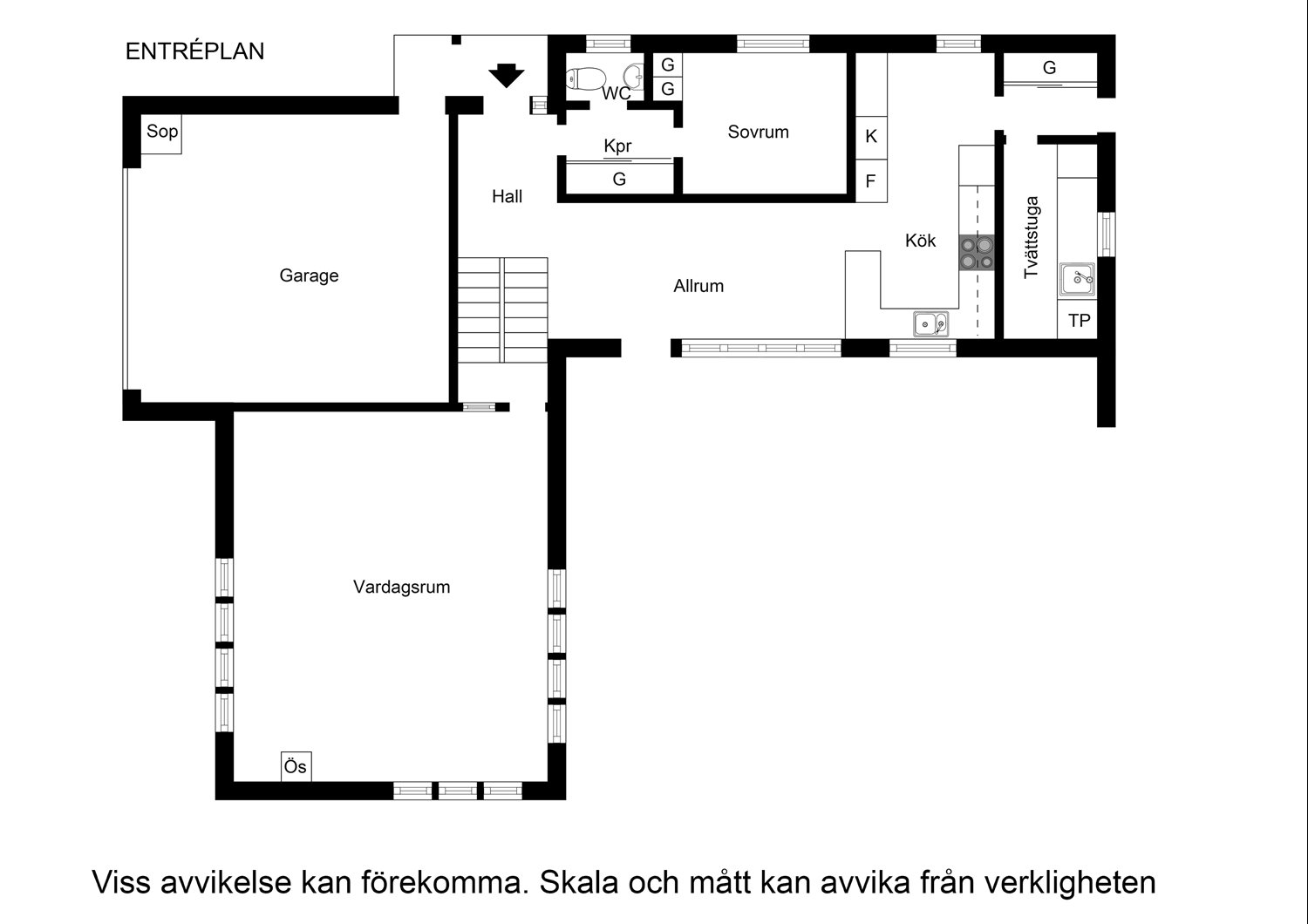 planritning Entré plan