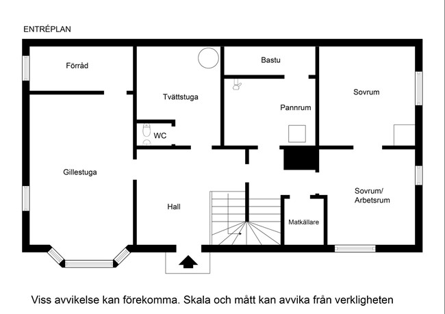 Planlösning entréplan